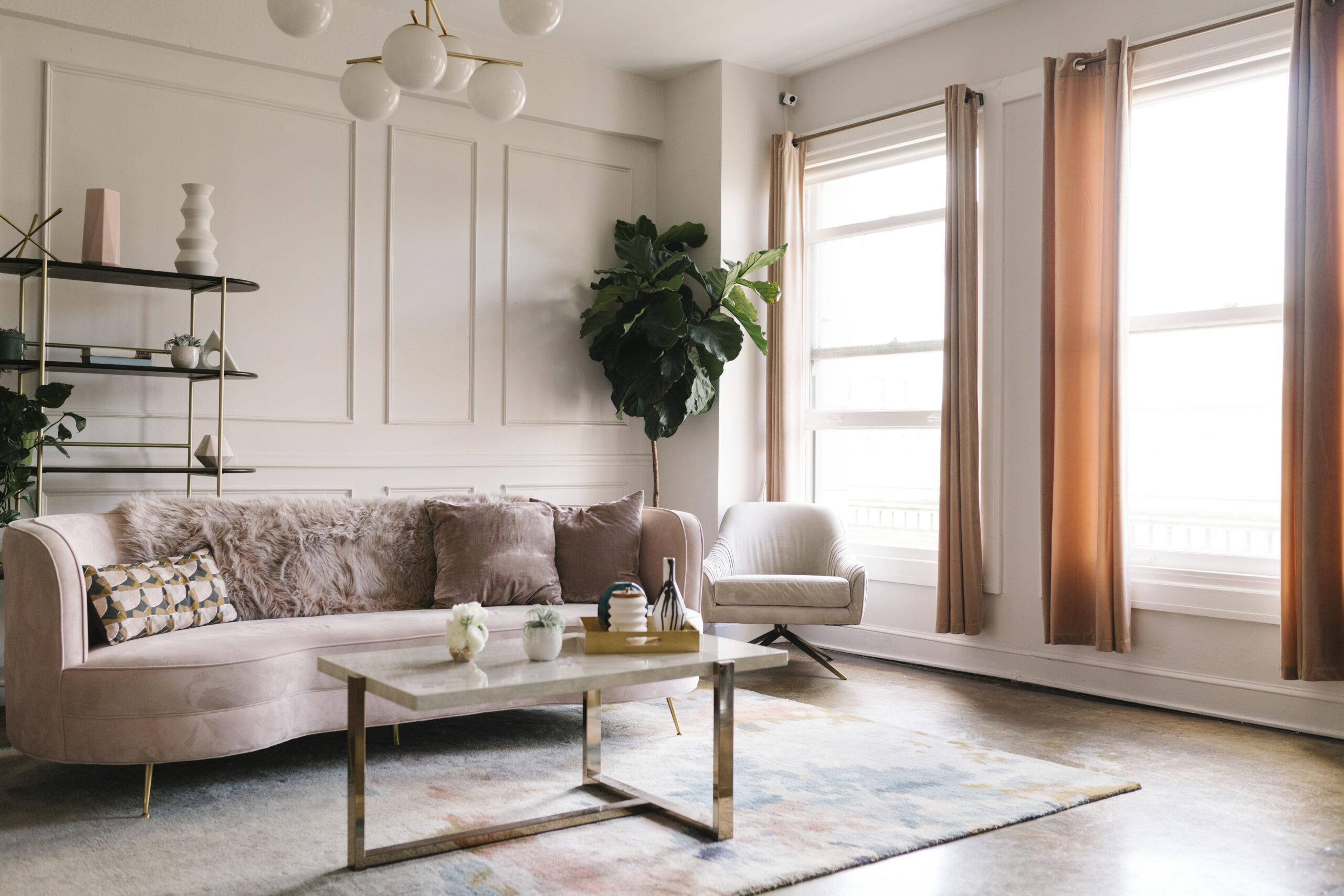 a modern living room style